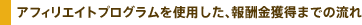 �A�t�B���G�C�g�v���O�������g�p�����A��V���l���܂ł̗���